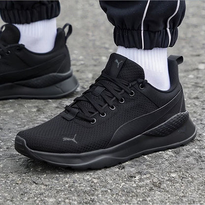 PUMA 371128-01 Chaussures de course unisexes noires d'été, respirantes, légères, décontractées, baskets de sport pour hommes et femmes