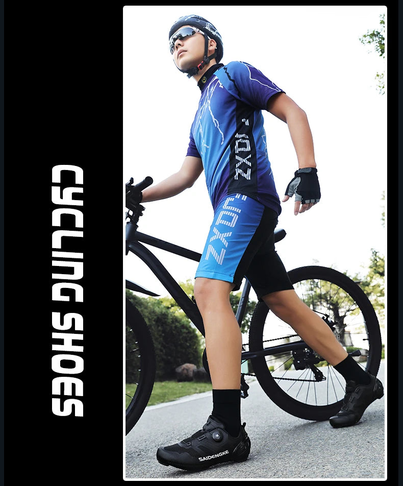 Zapatillas de ciclismo unisex nuevas, profesionales, ligeras, de lujo, originales, de carretera, de goma, para MTB, de competición, de moda, para bicicleta urbana y deportes callejeros