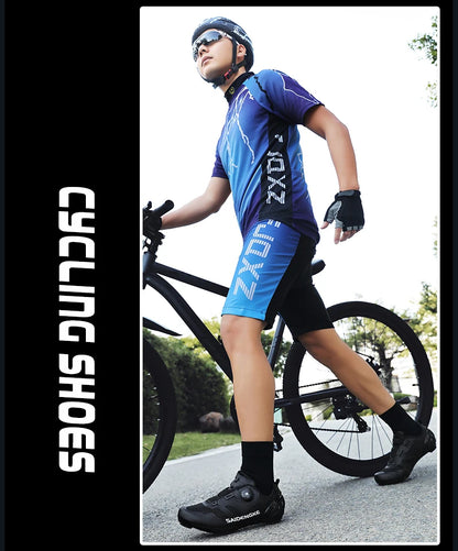 Zapatillas de ciclismo unisex nuevas, profesionales, ligeras, de lujo, originales, de carretera, de goma, para MTB, de competición, de moda, para bicicleta urbana y deportes callejeros