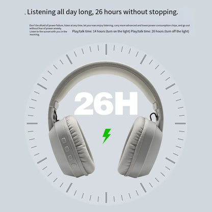 B500 RGB Wireless Gaming Headset Bluetooth 5.4 Noise Cancelling Headphones with Mic, 60H Playtime, HD Stereo Sound for PC, Mobile & Console Gaming