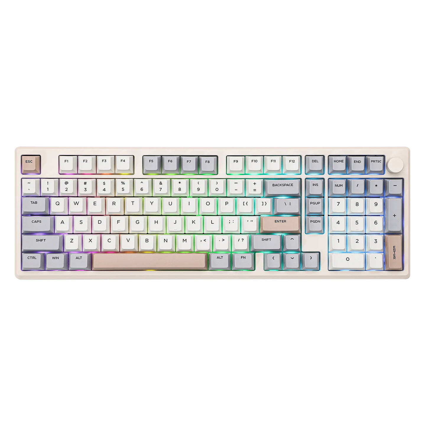 EPOMAKER Galaxy100 1800 ANSI US Layout Hot-Swap Gasket-Mounted Tri-mode Wireless Aluminum Mechanical Gaming Keyboard