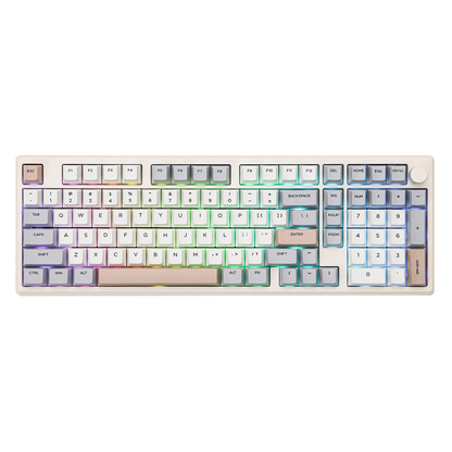 EPOMAKER Galaxy100 1800 ANSI US Layout Hot-Swap Gasket-Mounted Tri-mode Wireless Aluminum Mechanical Gaming Keyboard
