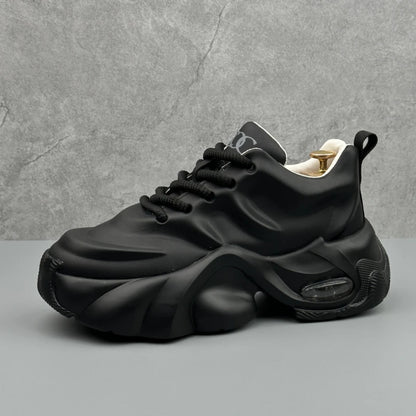 Zapatillas deportivas para hombre de talla grande, estilo «New Dad», con suela de plataforma gruesa, modernas, versátiles, informales, deportivas, de moda, cómodas y para el día a día.
