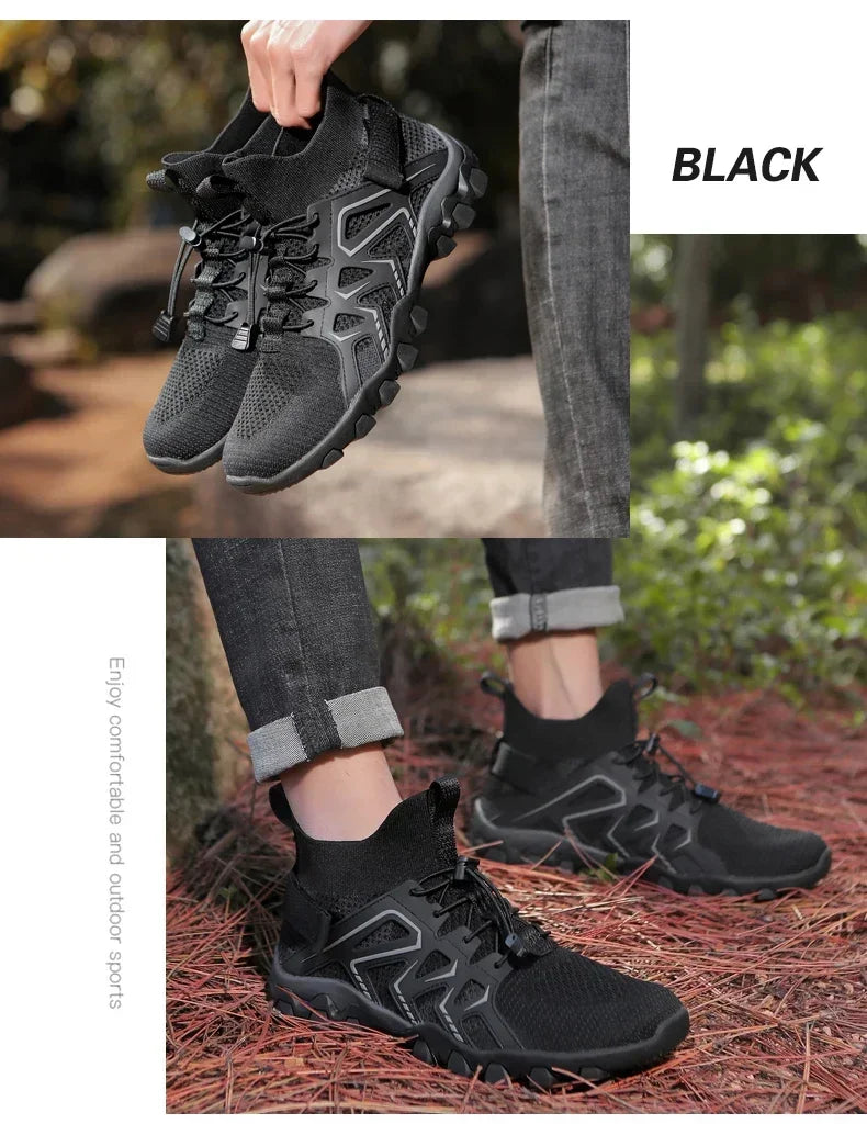 Chaussures unisexes respirantes à séchage rapide pour la pêche et les sports nautiques, bottes aquatiques d'été pour la pêche en amont, chaussures de plage antidérapantes pour femmes, à porter pieds nus