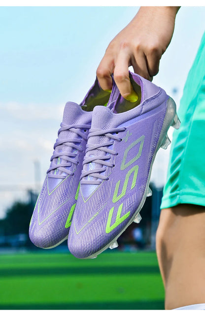 New Men Soccer Shoes Match Football Boots Sneakers Non-Slip Grass Cleats High-quality Futsal Indoor Hot-selling High-top Outdoor