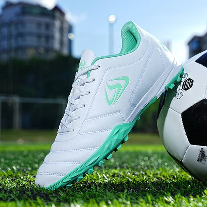 Męskie buty piłkarskie, młodzieżowe buty do futbolu, oddychające, wygodne, sportowe buty treningowe, buty z kolcami, oryginalne buty piłkarskie dla dzieci
