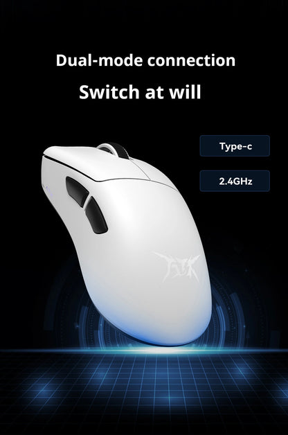 ATK Z1 Pro Max Ultra Wireless Gaming Mouse PAW3950, 8K Polling Rate, 0.39ms Low Latency, 30,000 DPI Ergonomic Gaming Mouse