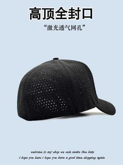 Casquettes de baseball à fond fermé, grande taille, en maille respirante, style « trucker », pour hommes à la tête large, casquette de sport haute, extra-large, 60 cm, 65 cm