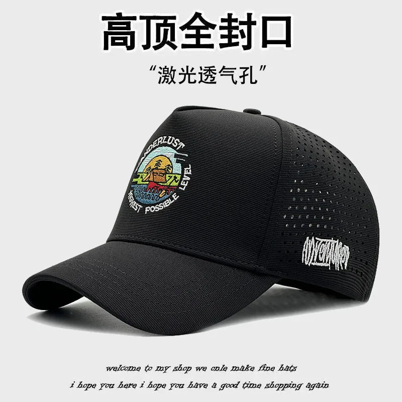 Casquettes de baseball à fond fermé, grande taille, en maille respirante, style « trucker », pour hommes à la tête large, casquette de sport haute, extra-large, 60 cm, 65 cm
