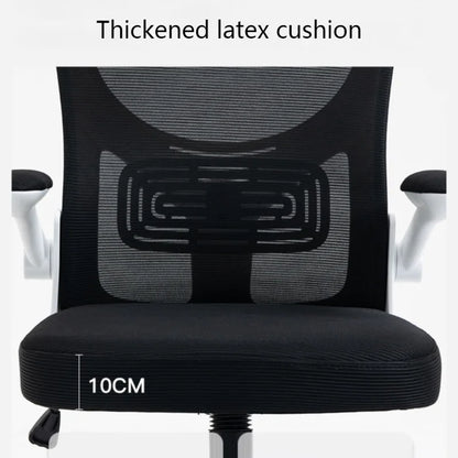 Silla gaming ergonómica giratoria con malla, elevación ajustable, comodidad para uso prolongado, hogar, dormitorio, oficina y estudio