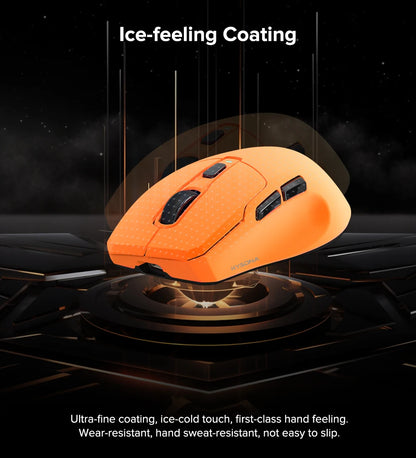 KYSONA Uranus PRO Wireless Gaming Mouse PAW3395, 26,000 DPI, 8KHz Polling Rate, Ultra-Lightweight Ergonomic Wireless Gaming Mouse for PC