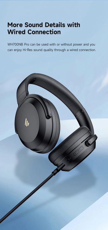 EDIFIER WH700NB Pro -43dB Hybrid ANC Wireless Over-Ear Headphones Bluetooth 5.4 Hi-Res 56H Playtime Fast Charging AI Clear Calls