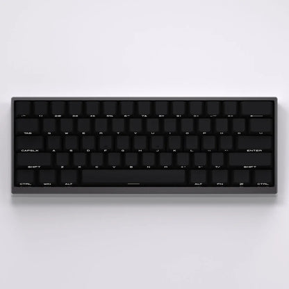 Black Side Engraved Translucent Keycap PBT 130 Key OEM Keyboard Keychain Compatible with 61/75/87/104/108 Mechanical Keyboards