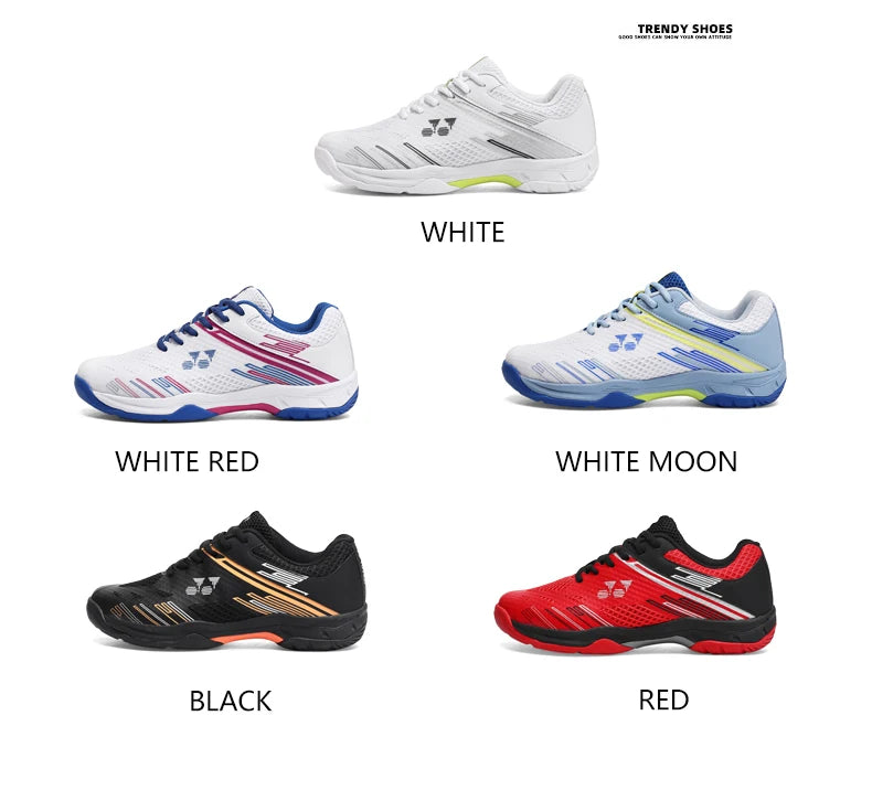 Professional Badminton Shoes Sneakers Mens Breathable Anti-slip Tennis Sport Shoes for Men Women Training Sneakers