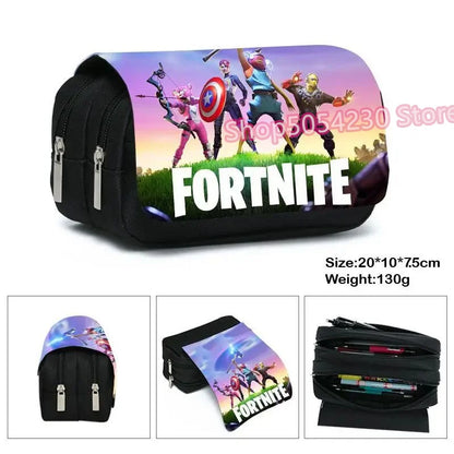 Mochila Fortnited 3PCS para Rapazes, Victory Game, 16 Polegadas, Resistente à Água, Mochila Pré-Escolar, Mochilas Escolares Fixes para o Ensino Básico