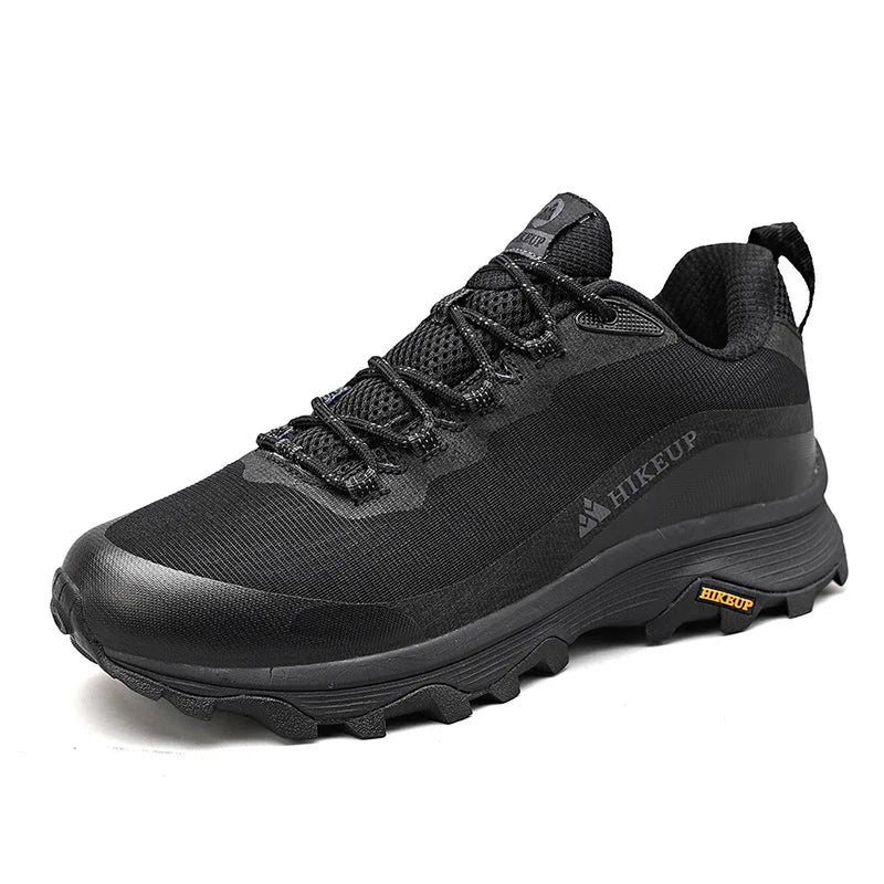 HIKEUP Chaussures de course en plein air pour hommes et femmes, antidérapantes, randonnée, camping, sports de trail, chaussures de sécurité pour hommes, confortables, baskets de trekking