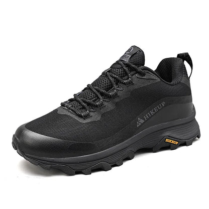 HIKEUP Chaussures de course en plein air pour hommes et femmes, antidérapantes, randonnée, camping, sports de trail, chaussures de sécurité pour hommes, confortables, baskets de trekking