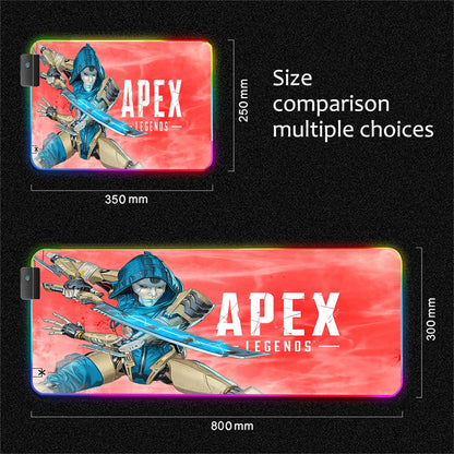 RGB Apex Legends Keyboard Mousepad Computer Gaming Cool Mouse Pad Speed Large Accessories Mouse Mats Office Desk Protector Mat