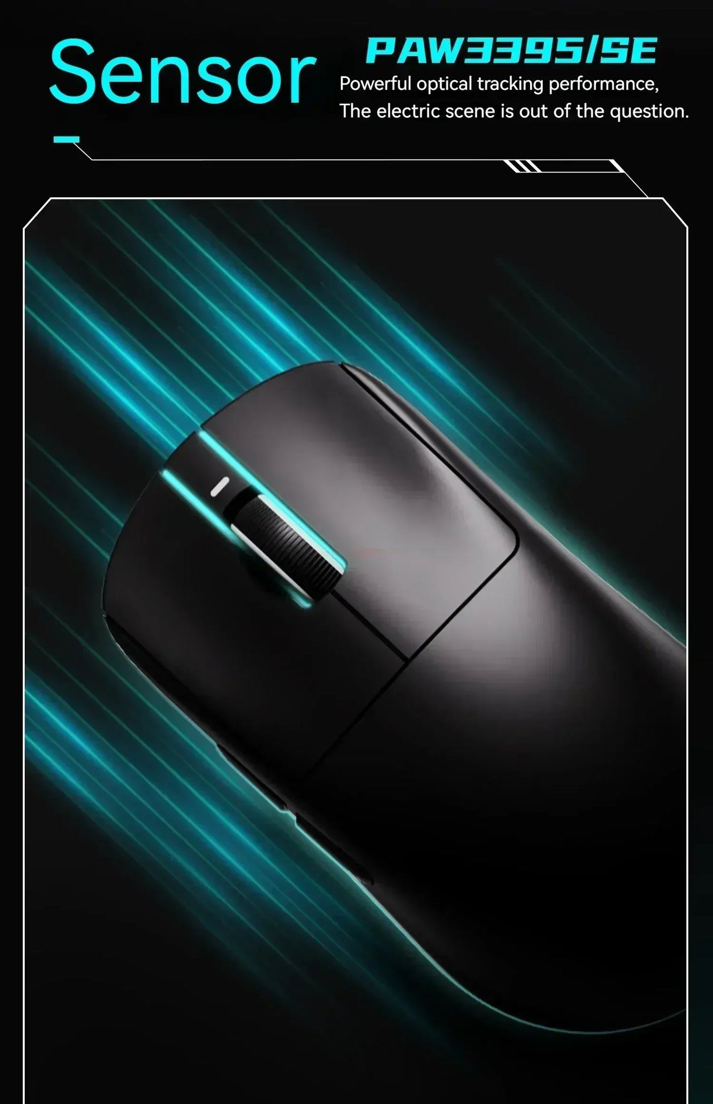 VXE Dragonfly R1 Pro Max Gaming Mouse, Wireless Bluetooth Gaming Mouse with PAW3395 Sensor, Rechargeable Lightweight Ergonomic Esports Mouse