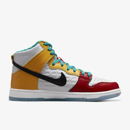Nike Authentic Unisex Contrast Anti-Slip High-Top Skate Shoes DH7778-100