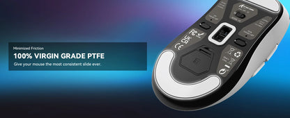 ATTACK SHARK X3 Wireless Gaming Mouse, PixArt PAW3395 Sensor, 26K DPI, 49g Ultralight, Tri-mode 2.4G/Bluetooth/Wired, for PC/MAC