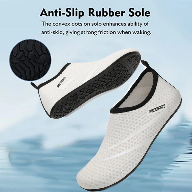 Ženske cipele za ronjenje, muške aqua cipele za plažu, plivanje i vodene sportove, bosonoge tenisice za fitness, ples, plivanje, surfanje i snorkeling