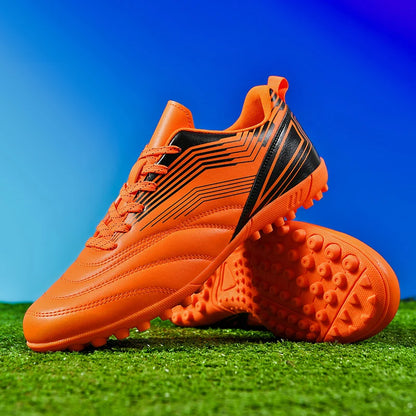 Crampons de Football unisexes pour jeunes, chaussures de Football légères TF pour les matchs d'entraînement, poignée améliorée, confort, conception Durable