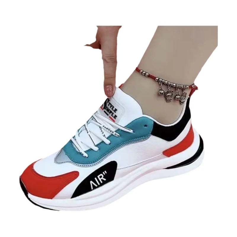 Men's And Women's Soft Bottom Anti-Slip Breathable Leather Surface Sporty Casual Shoes Spring Autumn Seasonal Comfortable Sne...
