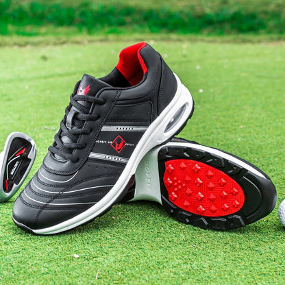OIMKOI Men Golf Shoes Casual Breathable Waterproof Non-slip Golf Outdoor Training Shoes