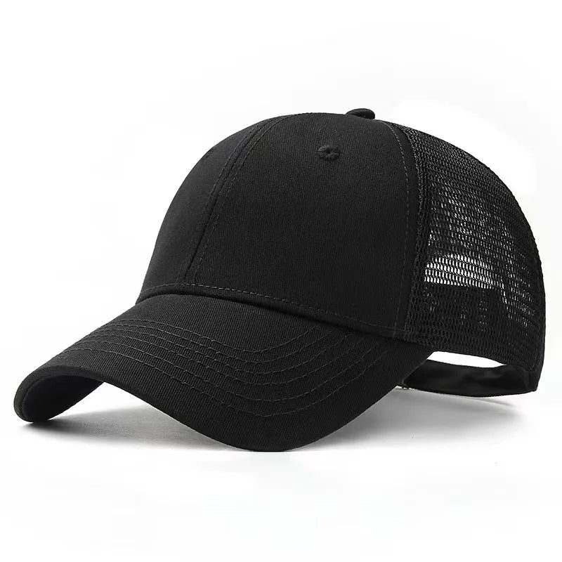 Oversize Trucker-kasket med store masker til mænd med stort hoved – XXL-baseballkasket – åndbar „Dad Hat“ – 58–60 cm, 60–65 cm