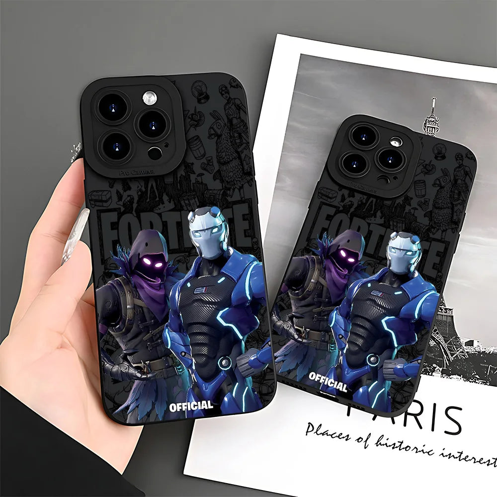 Capa de Telemóvel Fortnite para Samsung Galaxy A37 A57 A25 A56 A16 A06 A35 A05s A15 A34 A24 A05 A13 A73 A53 A23 A03 A13 4G 5G