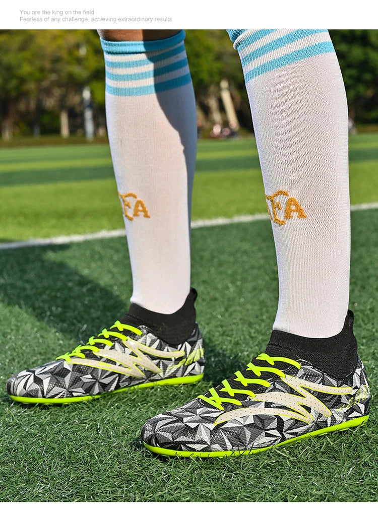 Męskie buty piłkarskie, oddychające, sportowe, treningowe, z kolcami, do futsalu, na sztuczną murawę i trawę, z dostawą bezpośrednią do klienta