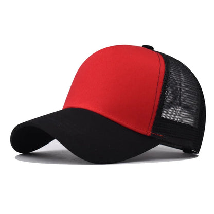 Cappellino da baseball per adulti, cappellino a rete, visiera curva poco profonda, cappello unisex, cappello estivo, cappello traspirante, cappellino da ombra, cappellino per primavera e autunno, cappellino hip hop aderente