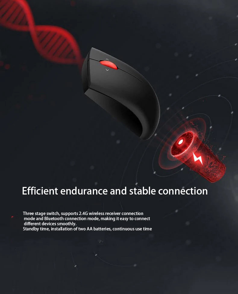 Lenovo ThinkPad Office Mouse Bluetooth + Wireless Dual-Mode Mouse, Ergonomic Wireless Office Mouse, 1200 DPI Portable Laptop Mouse