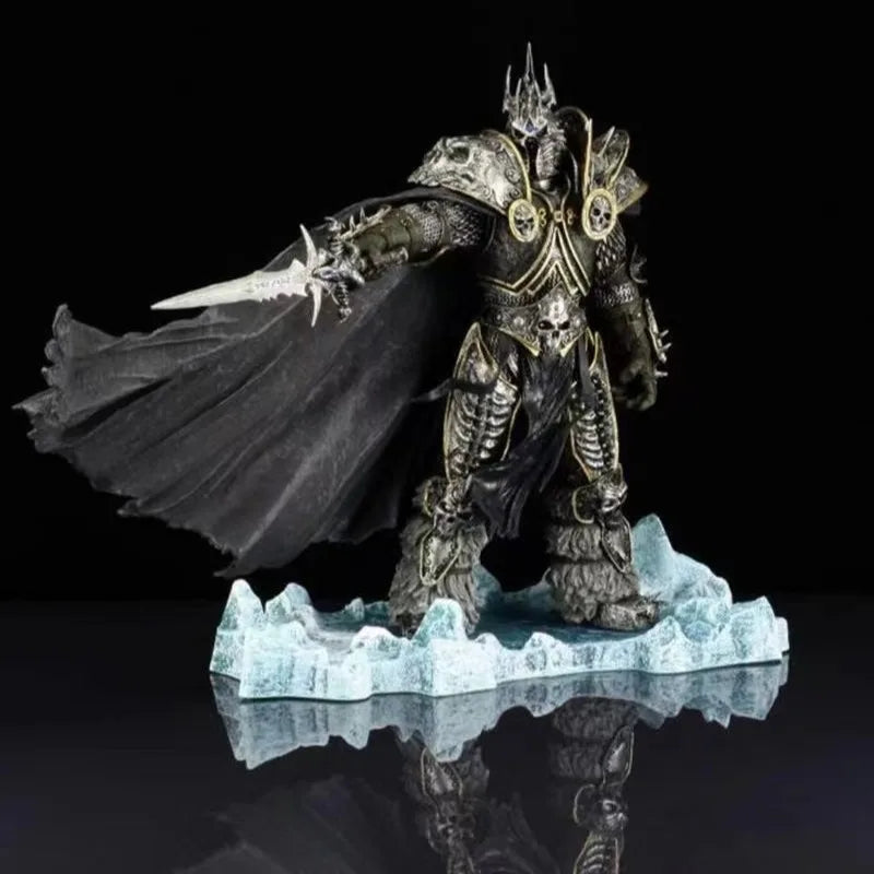 36cm World of Warcraft Game Peripherals 7th Lich King Illidan Stormrage Anime Figure Model Desktop Decoration Gifts Toys Kids
