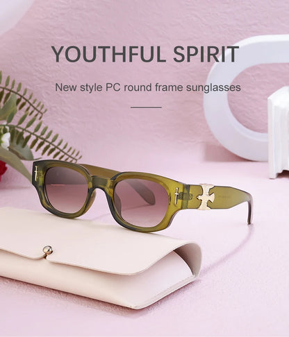 Punk Soaring Eagle Sunglasses Men 2026 Luxury Brand Designer Fashion Rectangle Sun Glasses For Women Steampunk Shades Eyewear