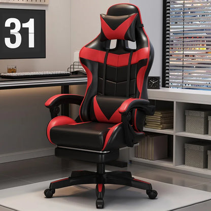 Ergonomic Office Chair Modern Gaming Chair with Rotatable Design, Comfortable Breathable Executive Desk Chair with Armrests for Home & Office