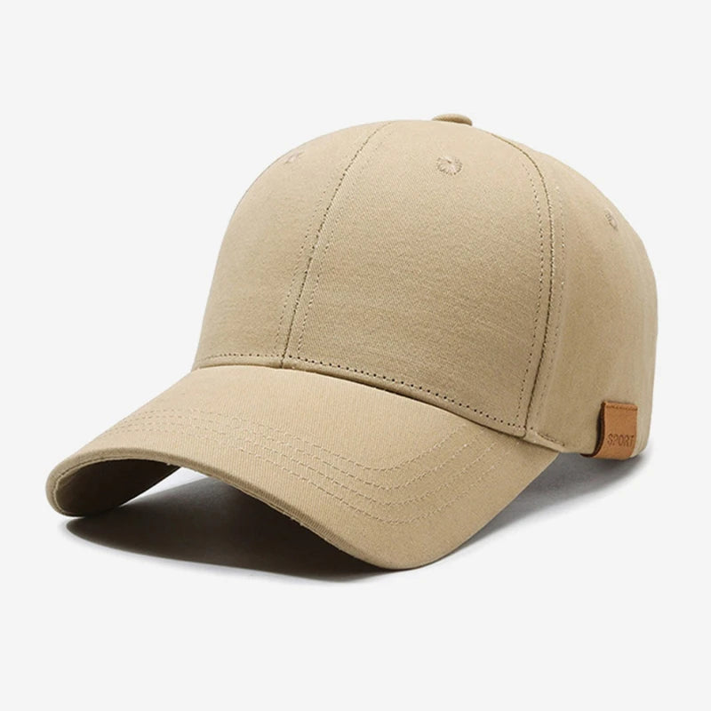 Snel drogende zonnepet voor dames, casual sportpet voor heren, grote maat baseballpet, 60-65 cm, verstelbare zonneklep, pet met klep
