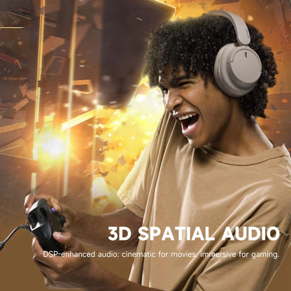 OneOdio EKSA V16 Bluetooth 5.3 Wireless Headphones with Mic, Hi-Res HiFi Over Ear Headset, 90H Battery, Bass Mode, Wired & Wireless Audio