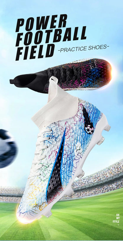 Męskie buty piłkarskie, dziecięce buty piłkarskie, damskie profesjonalne buty piłkarskie, antypoślizgowe buty TF/FG, sportowe buty piłkarskie do użytku na świeżym powietrzu