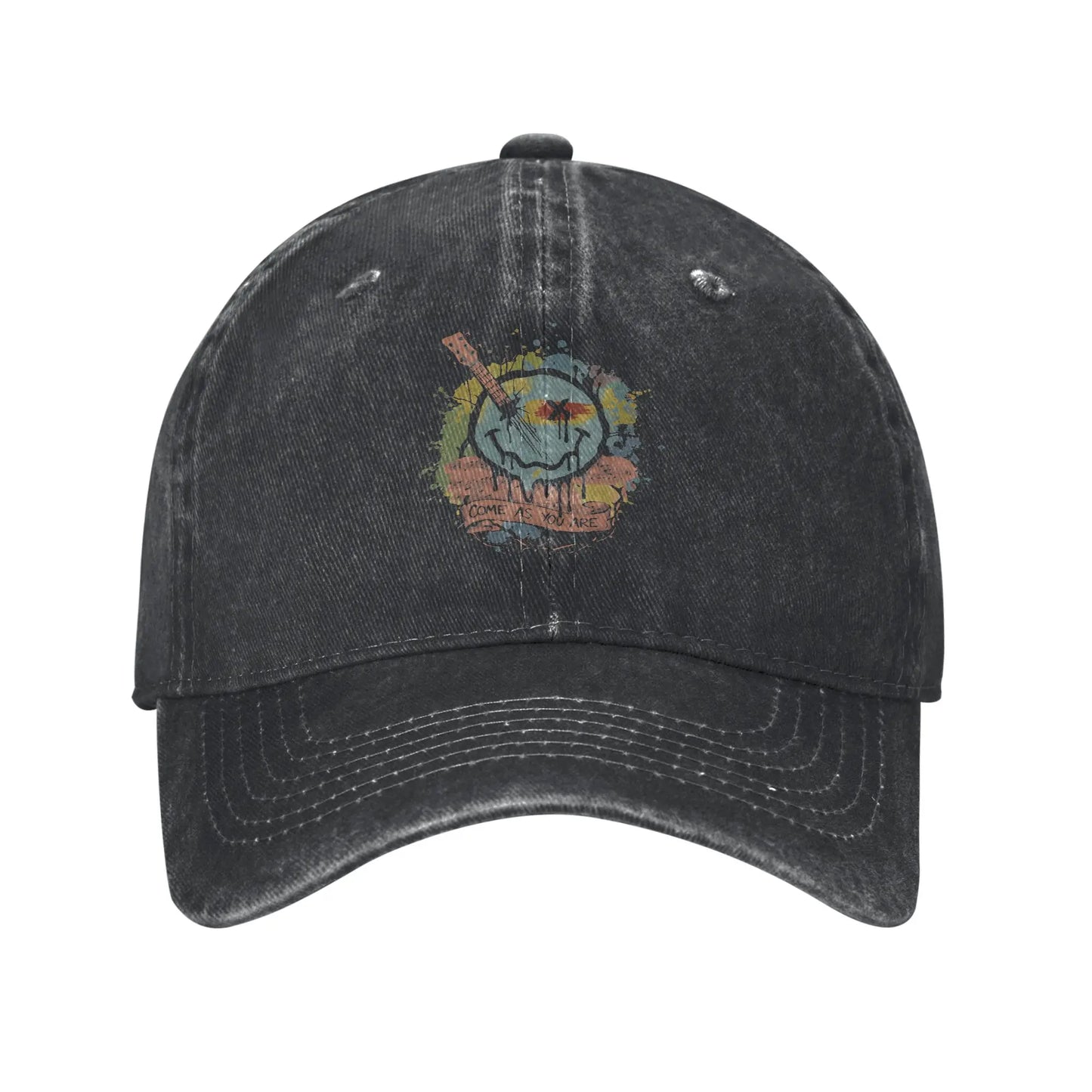 Summer Garbage rock Nirvanas 2026 Baseball Cap Sun  Breathable Design Washed Trucker Hat Women Trendy Kpop Rock Baseball Caps