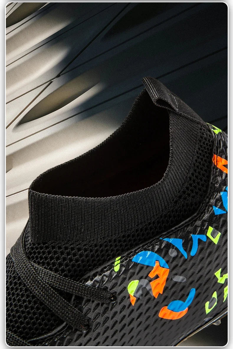 Nouvelles chaussures de football pour hommes, chaussures d'entraînement professionnelles, chaussures de football, baskets de match, chaussures de sport pour l'extérieur sur gazon, antidérapantes, ultralégères, unisexes