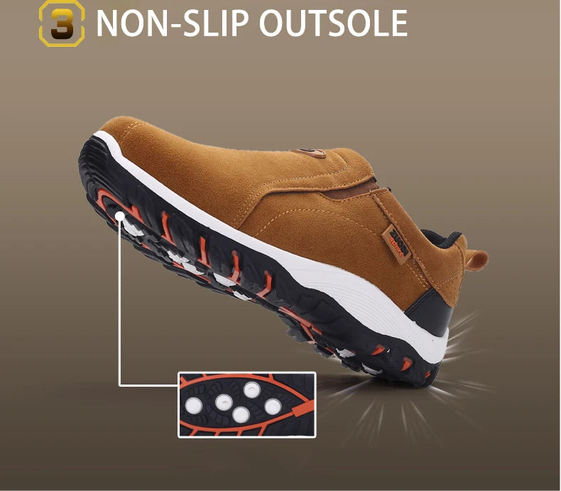 Men's Fashionable Casual Sports Shoes, Outdoor Walking and Hiking Shoes, Loafers, Comfortable Shoes, Lightweight, Plus Size38-50