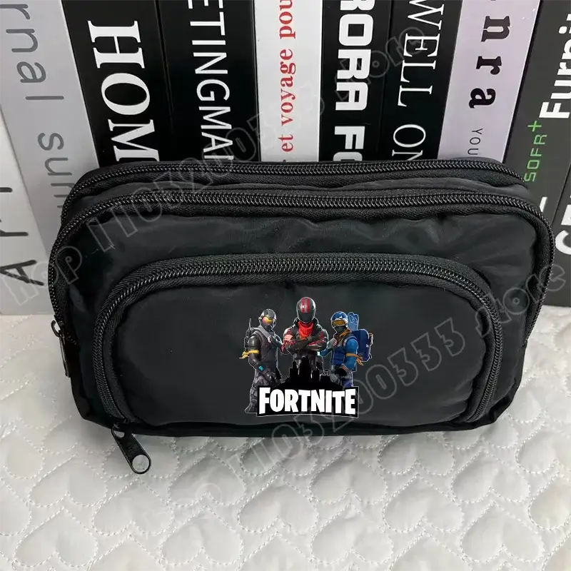 Fortnite Pen Box Creative Game Pattern Pencil Case Harajuku Storage Bag Boy Girl Back to School Supplies Birthday Party Gifts