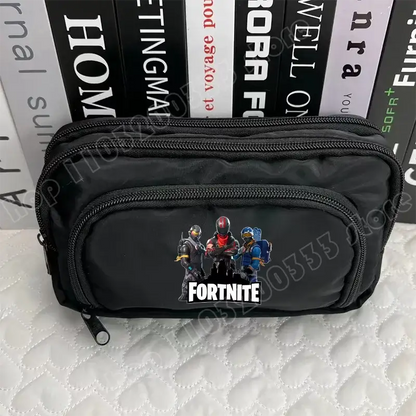Fortnite Pen Box Creative Game Pattern Pencil Case Harajuku Storage Bag Boy Girl Back to School Supplies Birthday Party Gifts