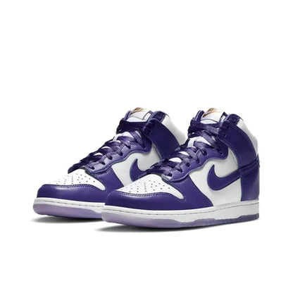 Nike Dunk SP “Varsity Purple” High-Top Skate Shoes Stylish Comfortable Slip-Resistant Durable Unisex Casual Shoes DC5382-100