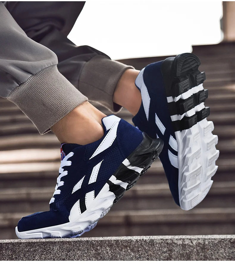 2026 new men's and women's running shoes breathable casual sneakers anti-slip vibration comfortable walking shoes 38-46