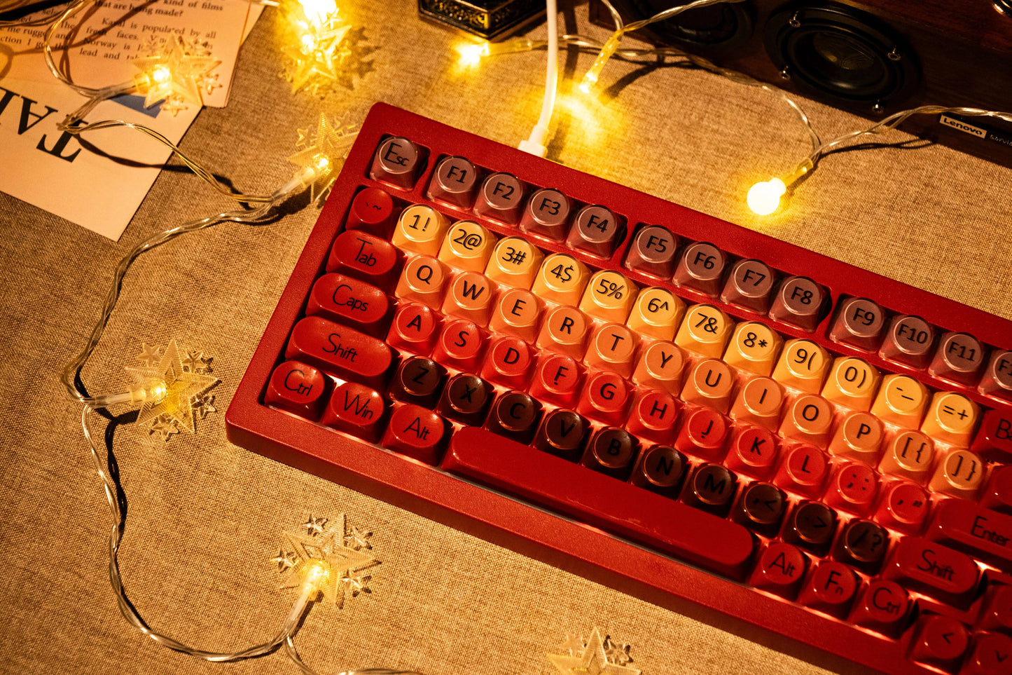 AKKO 5075 X Veekos K75 Gaming-Mechanische Tastatur 75% RGB 3/5-Pin Hot-Swap Kabelgebundene anpassbare Tastatur mit Drehregler und Gasket-Mount