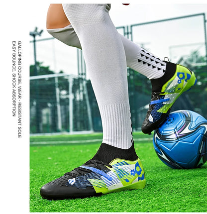 Football Boots Men Professional Soccer Shoes Sneaker Field Long Spikes Outdoor Competition Non Slip Comfortable Training Shoes
