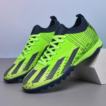 Chaussures de football professionnel pour homme Society TF/FG – Crampons de football – Chaussures d’origine pour terrain de football en salle – Baskets d’entraînement sur gazon
